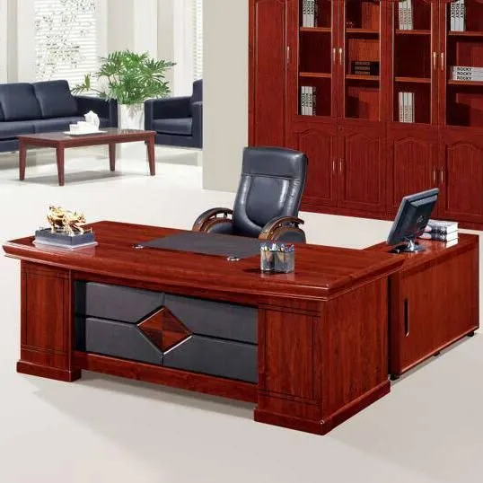 Executive Office Desk with Side Extension