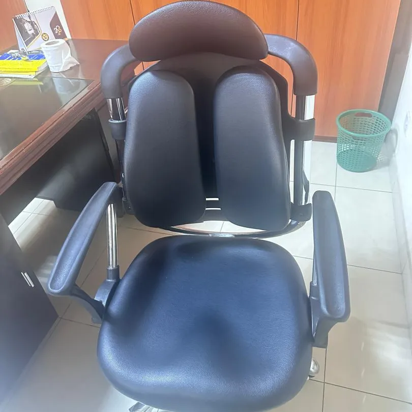 Leather kidney ergonomic office chair