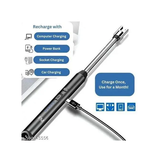 Electric USB Rechargeable Lighter For Gas Cooker Stoves