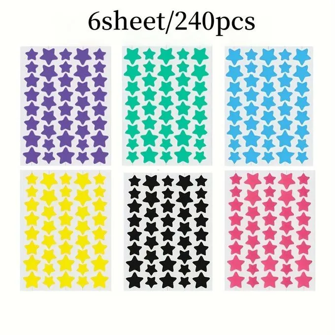 240 Star Butterfly Acne Removal Pimple Patch Acne For Face Skin-GREEN